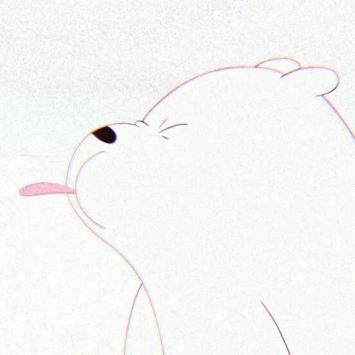 polar bear, the bear is cute, white bear cartoon, cartoon white bear, we are ordinary bears white