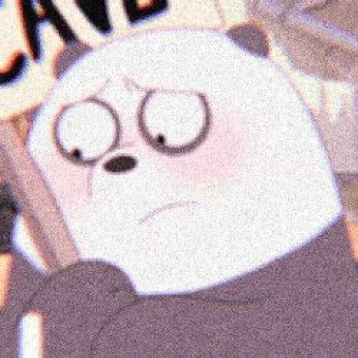 anime, bare bears, cartoon panda, the whole truth about bears, aesthetics cartoon we bare bears