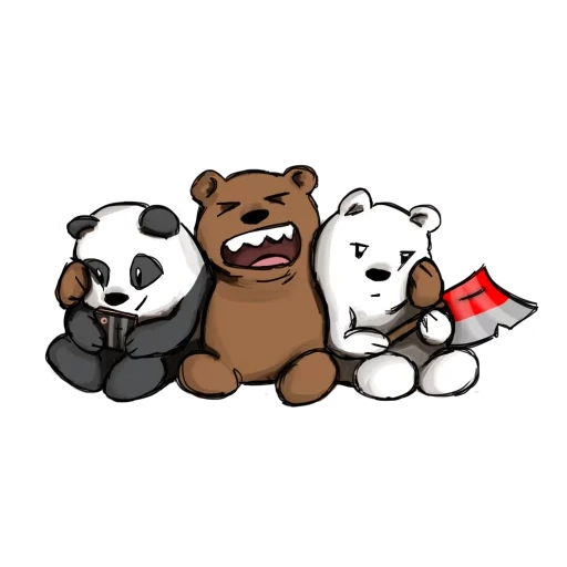 bare bears, the panda bear, die ganze wahrheit über den bären, grizzly ist die ganze wahrheit über den bären, drei bären white panda grizzly