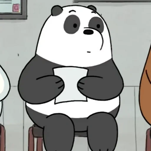 bare bears, панда панда, вся правда о медведях, вся правда о медведях панда, панда мультика вся правда о медведях