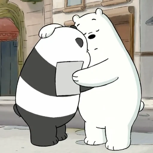 вся правда о медведях, вся правда о медведях белый, панда белый медведь мультика, вся правда о медведях белый панда, картун нетворк вся правда о медведях