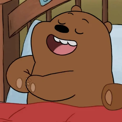 grizz, bare bears, вся правда о медведях, crowbar jones we bare bears, вся правда о медведях коричневый