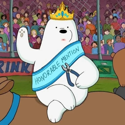 медведь белый, ямальский мишка, we bare bears fat, вся правда о медведях, we bare bears ice bear