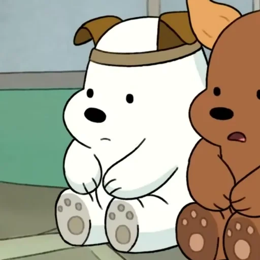 бампер мультик, вся правда о медведях, ice bear we bare bears, белый вся правда о медведях