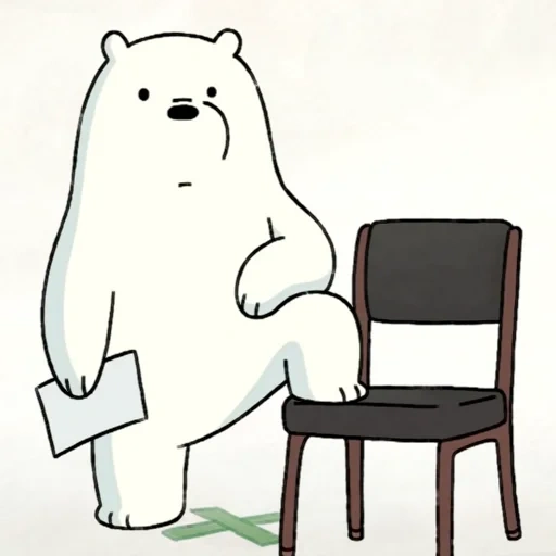 bare bears, белый медведь, we bare bears белый, вся правда о медведях, we bare bears ice bear