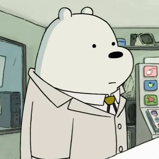 bare bears, we bare bears белый, вся правда о медведях, we bare bears ice bear, icebear we bare bears сердце