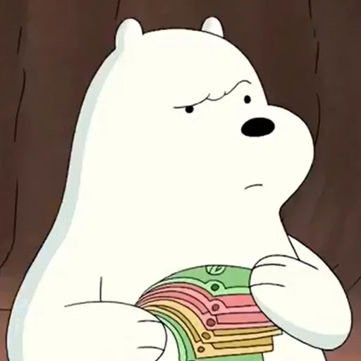 we bare bears белый, вся правда о медведях, icebear we bare bears, ice bear we bare bears, вся правда о медведях фильм 2020