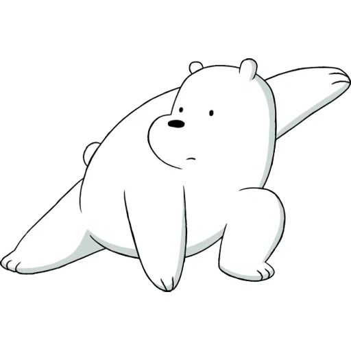 polar bear, we naked bear white, polar bear cartoon, the whole truth of bear white, polar bear we naked bear emotion