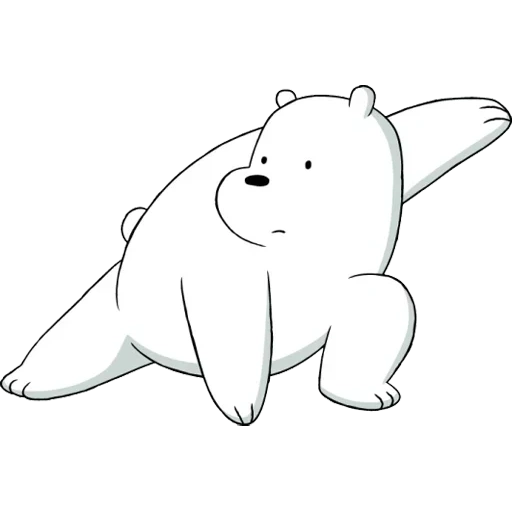 orso polare, cioriamo gli orsi bianchi, cartone animato dell'orso bianco, l'intera verità sulle perle è bianca, orso bianco noi nudo orso emozioni