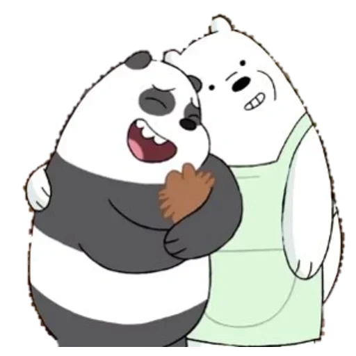 we bare bears, we naked bear panda, the whole truth about bears, the whole truth of pan pan xiong, all the truth about bears panda little