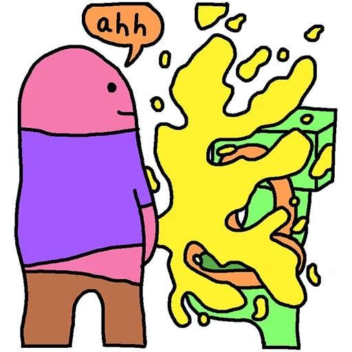 blobby, cartoon, comic oh no, life cartoon