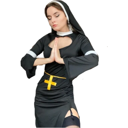nun, monashka suit, the costume of the nun, yana leonova monashka, yana monashka leonova