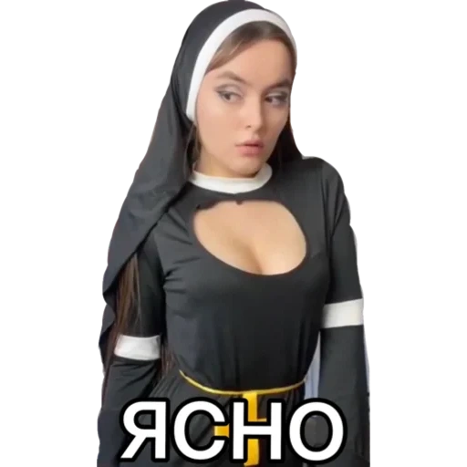 freira, a imagem de uma freira, o traje da freira, yana leonova monashka, yana monashka leonova
