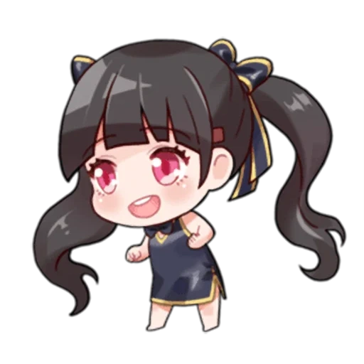 chibi, anime lucu, karakter anime, pola lucu anime, karakter anime chibi