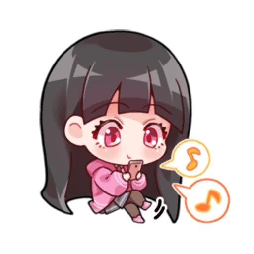 chibi, anime, anime, yumiko chibi, karakter anime