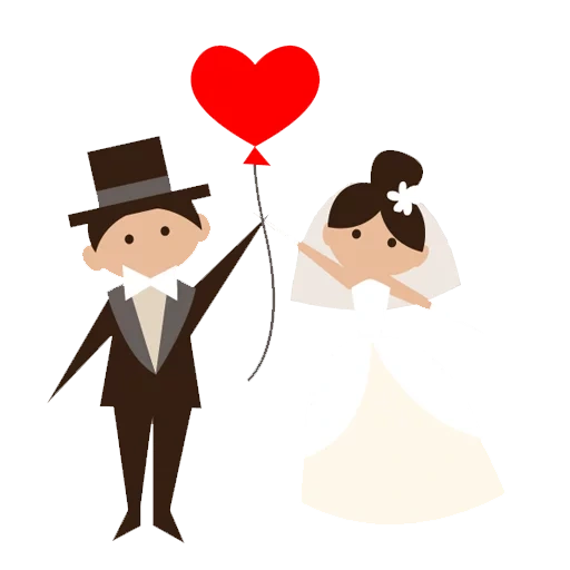 mariage, mariage, mariée, icône de mariage, cliparts de mariage