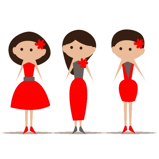 clipart, badgeon icon, the girl's clipart, friend of the groom vector, girlfriends cartoon