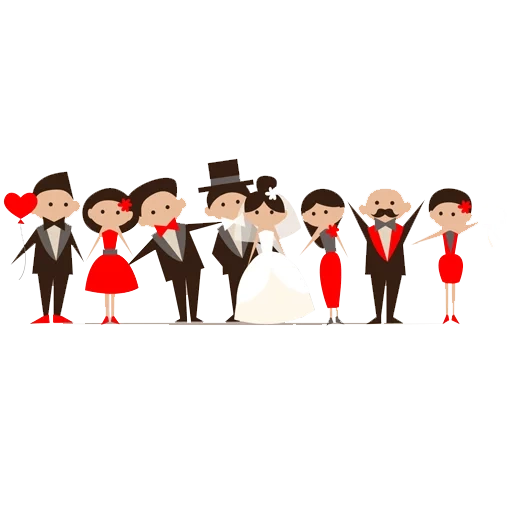 pernikahan, pasangan suami istri, klip gaun pengantin, ilustrasi pernikahan, pola magnet pernikahan