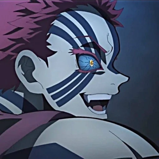 animação, diabo de anime, personagem de anime, animação akaza kimetsu no yaiba, lâmina anatomia diablo infinito trem diabo