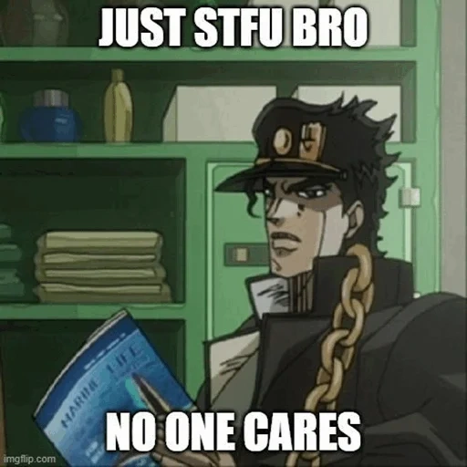 jotaro, джотаро, джоджо 6, джотаро мемы, джо джо джотаро куджо