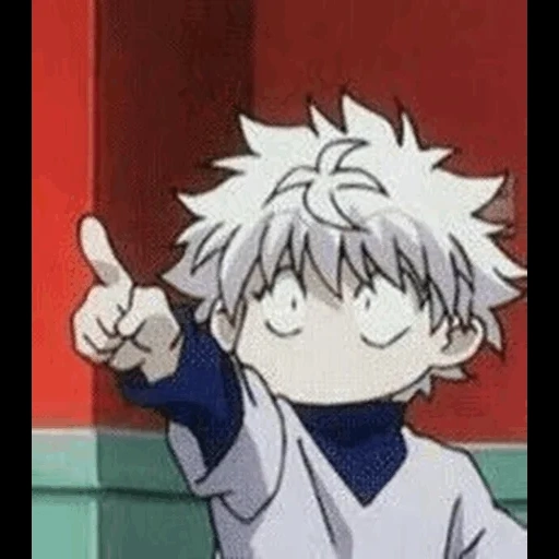 аниме, киллуа, killua, милые аниме, аниме хантер