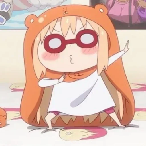 umaru, umaru chan, umaru chibi, sister umaru, two faced sister umaru