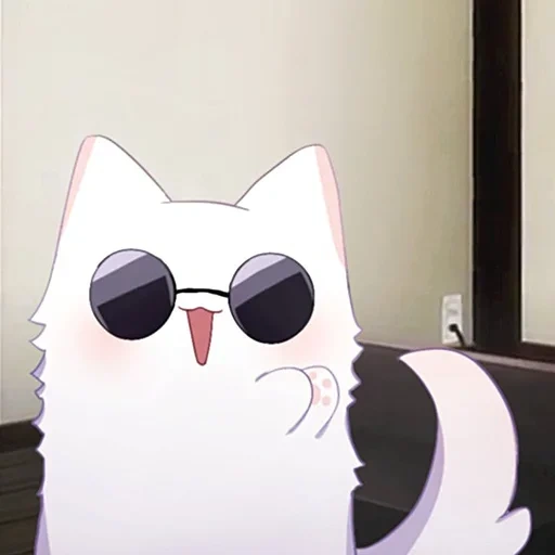 gato, gato, gato anime, criatividade de animação, animação é fofa