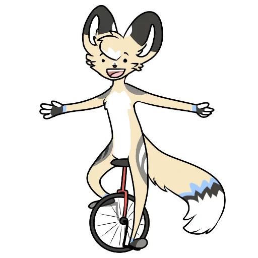 pokemon meow meow, riding a bicycle, fox bike, on bicycle pattern, pokemon meow evolution