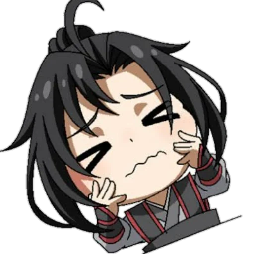 chibi, anime anime, wei wuxian chibi, personnages d'anime, personnages d'anime artistique
