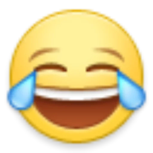 emoji, souriant, smiley riant, ultra rire smiley, sourire le rire de larmes