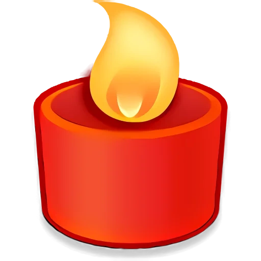 свеча, свеча огонь, свеча желтая, иконка свеча, свеча оранжевая