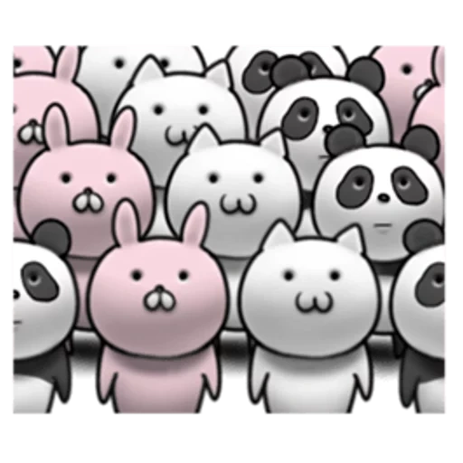 kleptocats 2, art kawai pattern fluffy