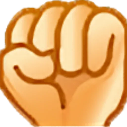 emoji fist, smileik's hand, the icon is a fist, fist smiley, fist icon