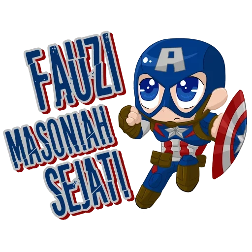 capitaine amérique, captain america chibi, avengers captain america, petit captain america, marvel captain america chibi