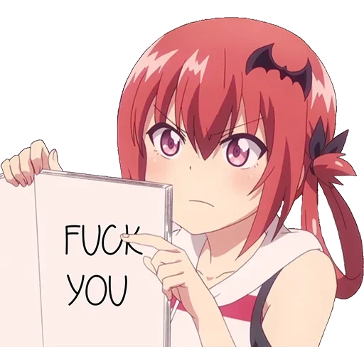 satania ich, satania anime, satania macdowell, satania kurumizava, gabriel dropout satania