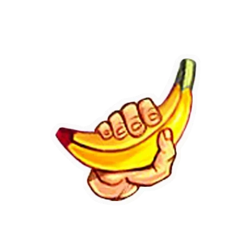 banana, банан, спелый банан, банан иллюстрация, мультяшный банан