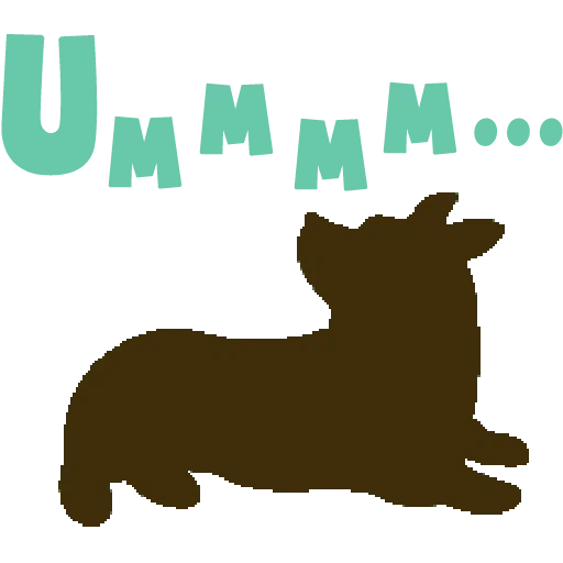 welsh corgi, corgi's silhouette, the outline of a dog, welsh corgi profile, welsh corgi pembroke dog