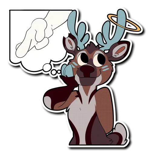 deer, frie deer, deer cartoon