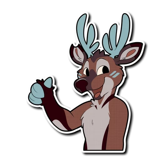 deer, frie deer, new year's deer