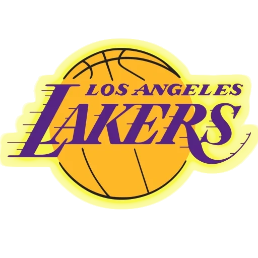 logo lakers, nba lakers, logo lakers, teks bahasa inggris, los angeles lakers