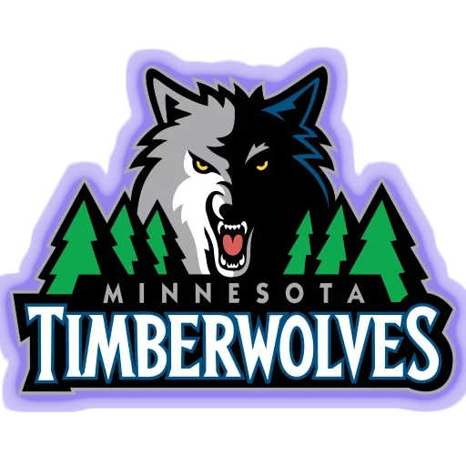 minnesota, minnesota timberwulves, emblema de minnesota timberwulves, logotipo de minnesota timberwulves viejos, minnesota timberwulves logotipo de vector negro