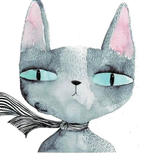 chat, chat chat, animaux mignons, illustration d'un chat, chat à l'illustrateur