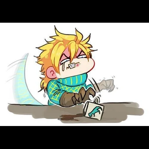 anime creative, anime fan'er art, dior brando chibi, diobrando chibi, anime charaktere