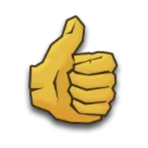 give a thumbs up, smiling hand, hand thumb up, thumb symbol