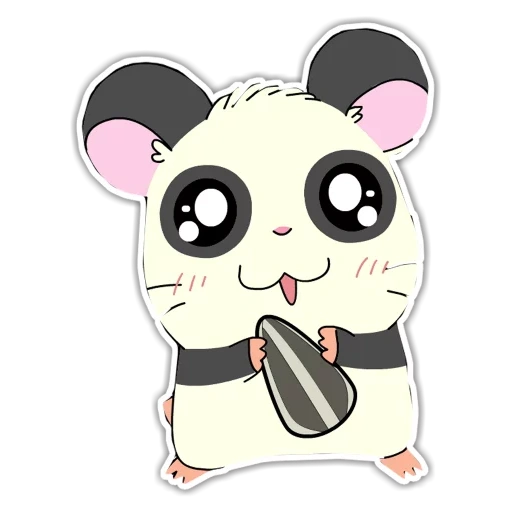 hamtaro, sans hamster, animation kawawai, panda kantaro, panda 128 128 pixels