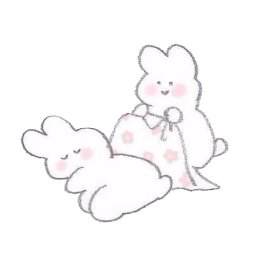 cute drawings, cute drawings, illustrations are cute, goog night kids, cute rabbits