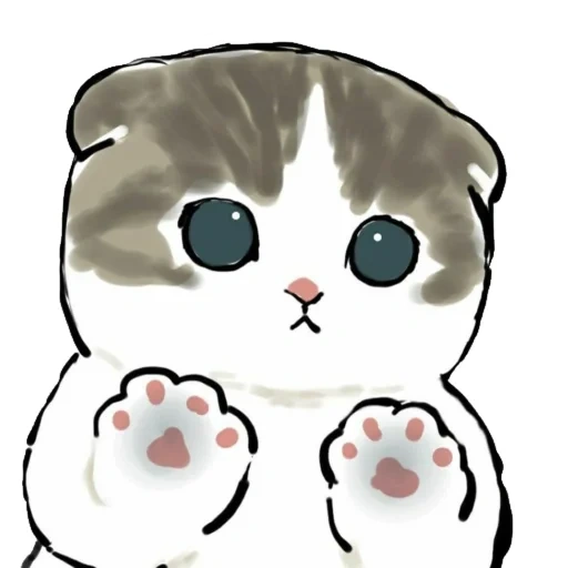 gato, gatos lindos, hermosos gatos de anime, ganado lindos dibujos, dibujos de lindos gatos