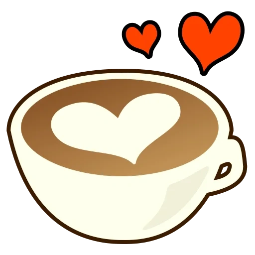 café, corazón de café, taza de café, una taza de café watsap, corazón de café sonriente