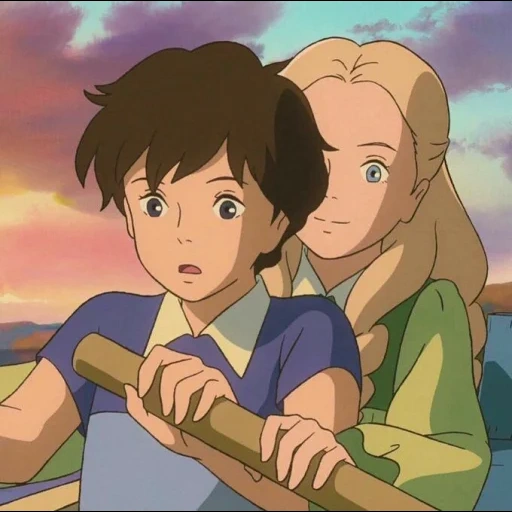 anime genre, studio ghibli, the walt disney company, untertitelt von omoide no marnie, marnie's memories cartoon 2014