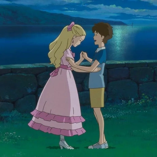 your eyes, studio ghibli, omoide no marnie, when marnie was here, marnie's memory cartoon 2014